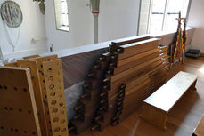 Sanierung der "Lötzerich" Orgel in St. Crescentius (Foto: Karl-Franz Thiede)